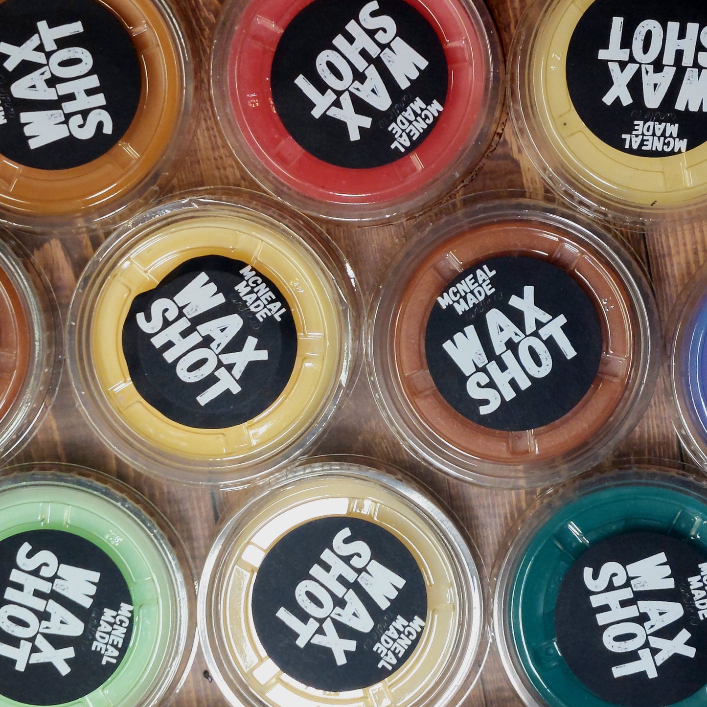 Mystery Wax Melt Shots – 15 Surprise Scents | Handmade 1 oz Wax Melts