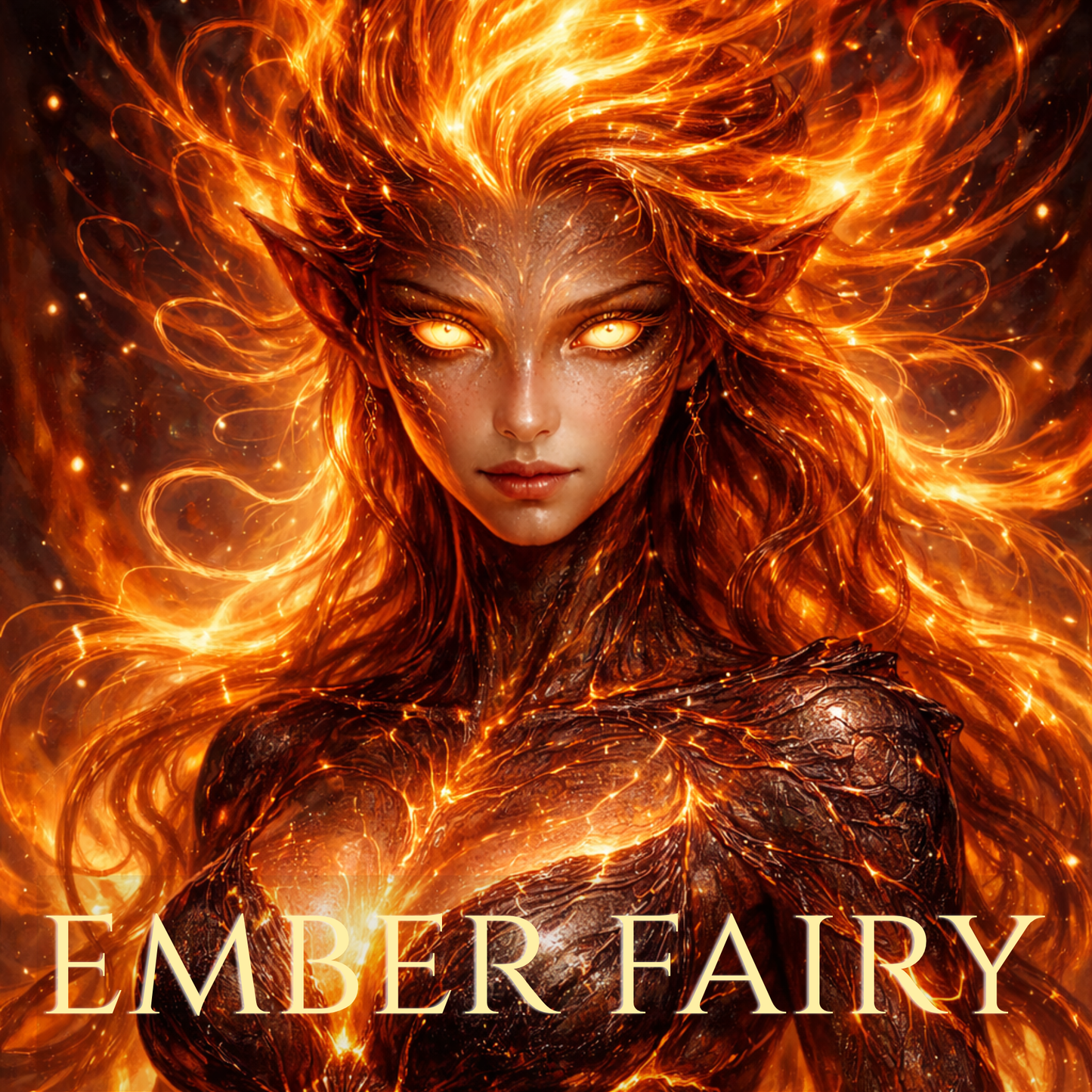 Ember Fairy Votive Candle | Fire Element | The Elemental Guardians