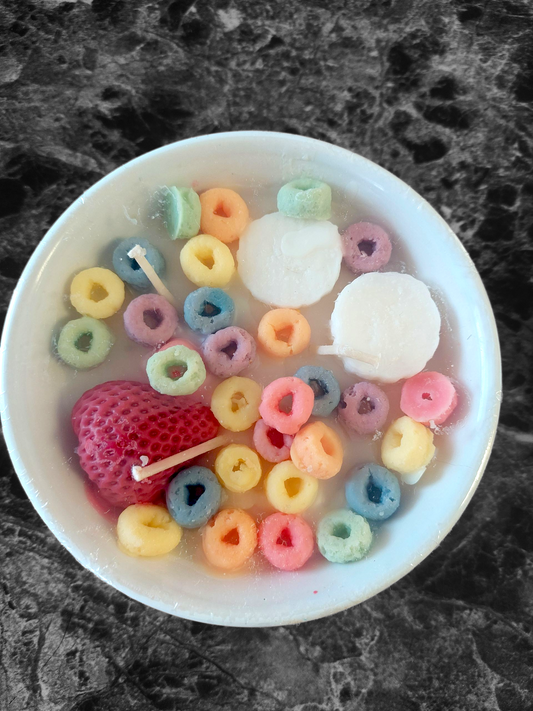 cereal bowl candle