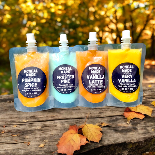 Seasonal Sampler Set of Squeeze Wax Melts