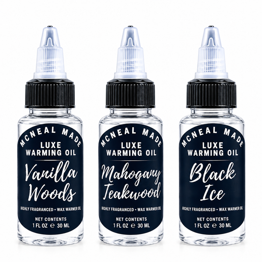 Warming Oil Flights | 3 Scent Mixing Samplers