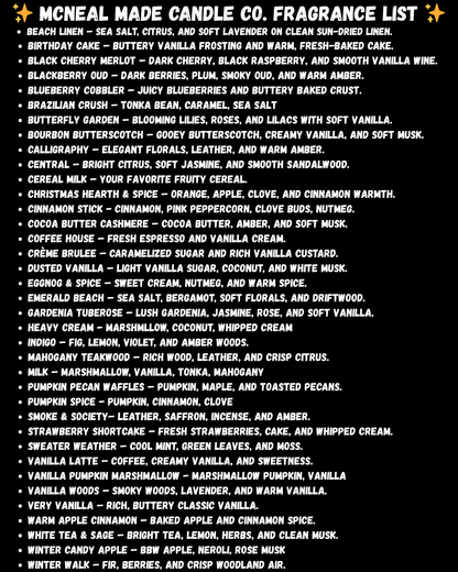 Wax melt 2.3 oz Clamshell Regular Size