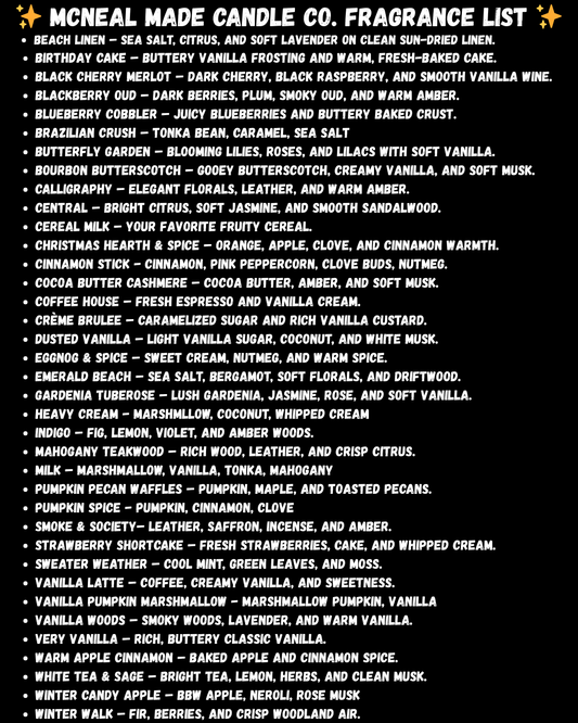 Wax melt 2.3 oz Clamshell Regular Size