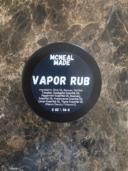 All-Natural Vapor Rub