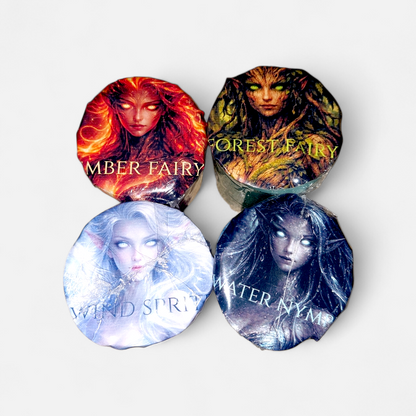 The Elemental Guardians Votive Candle Set | 4-Piece Fairy Collection